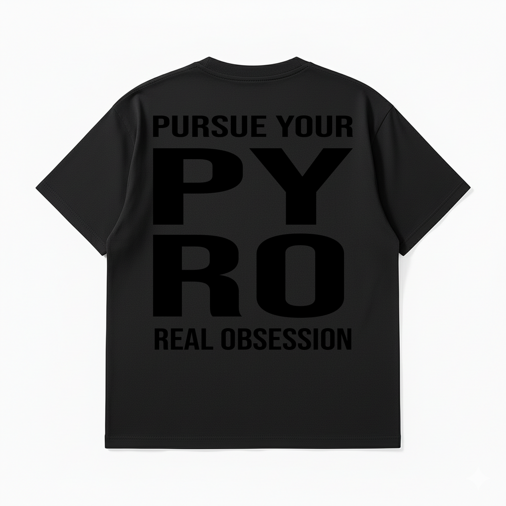 Grey PYRO WEAR Oversized T-Shirt