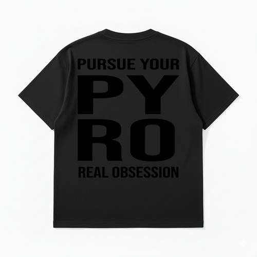 Grey PYRO WEAR Oversized T-Shirt