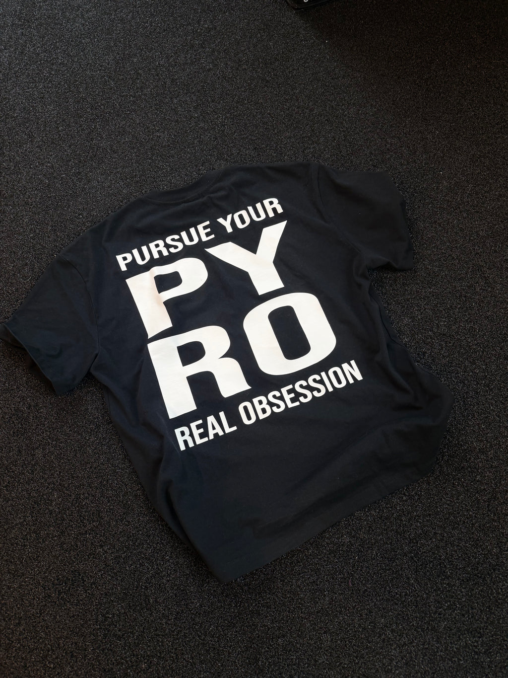 Black Pyro Wear Oversized T-Shirt
