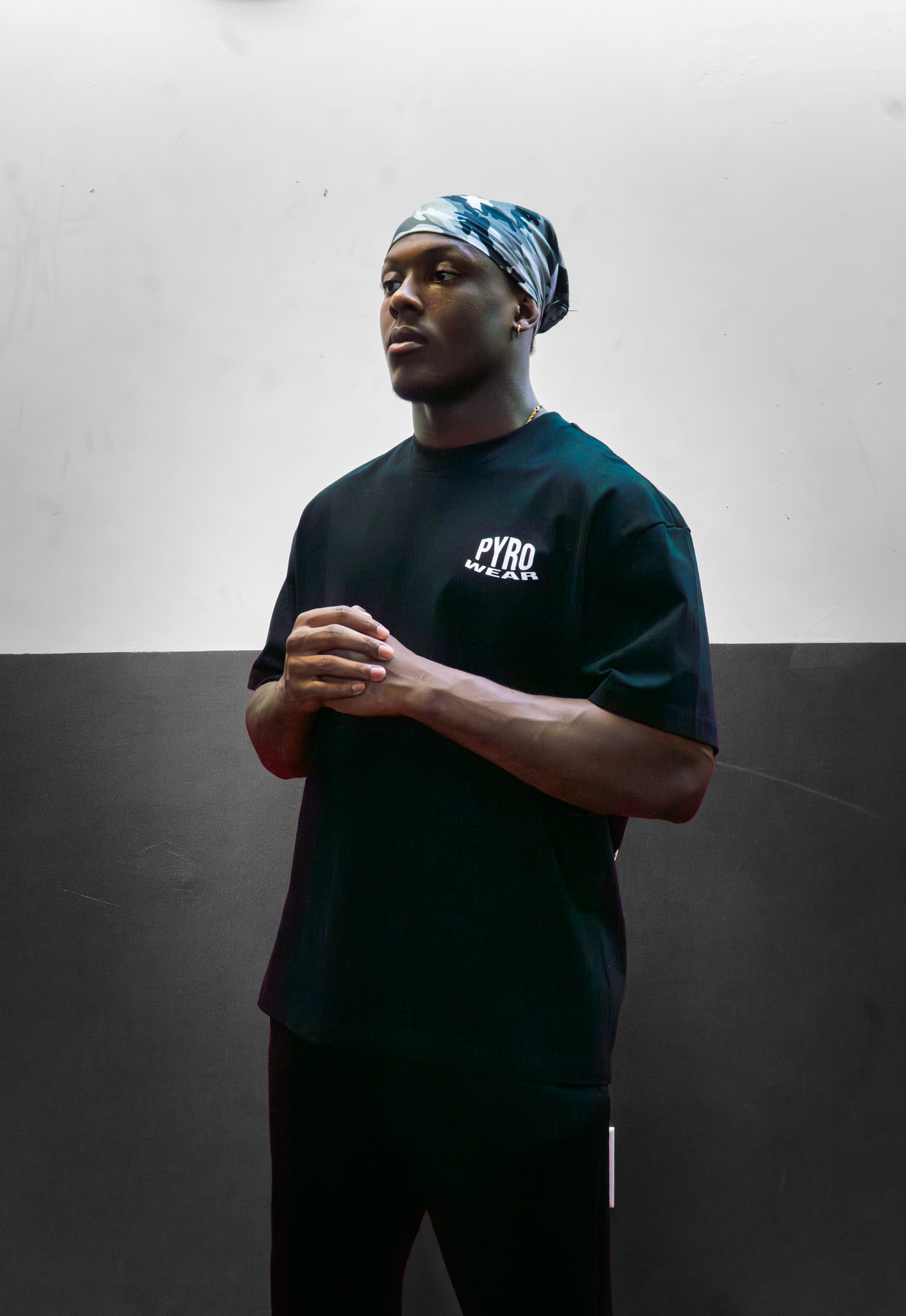 Black PYRO wear Oversized T-Shirt