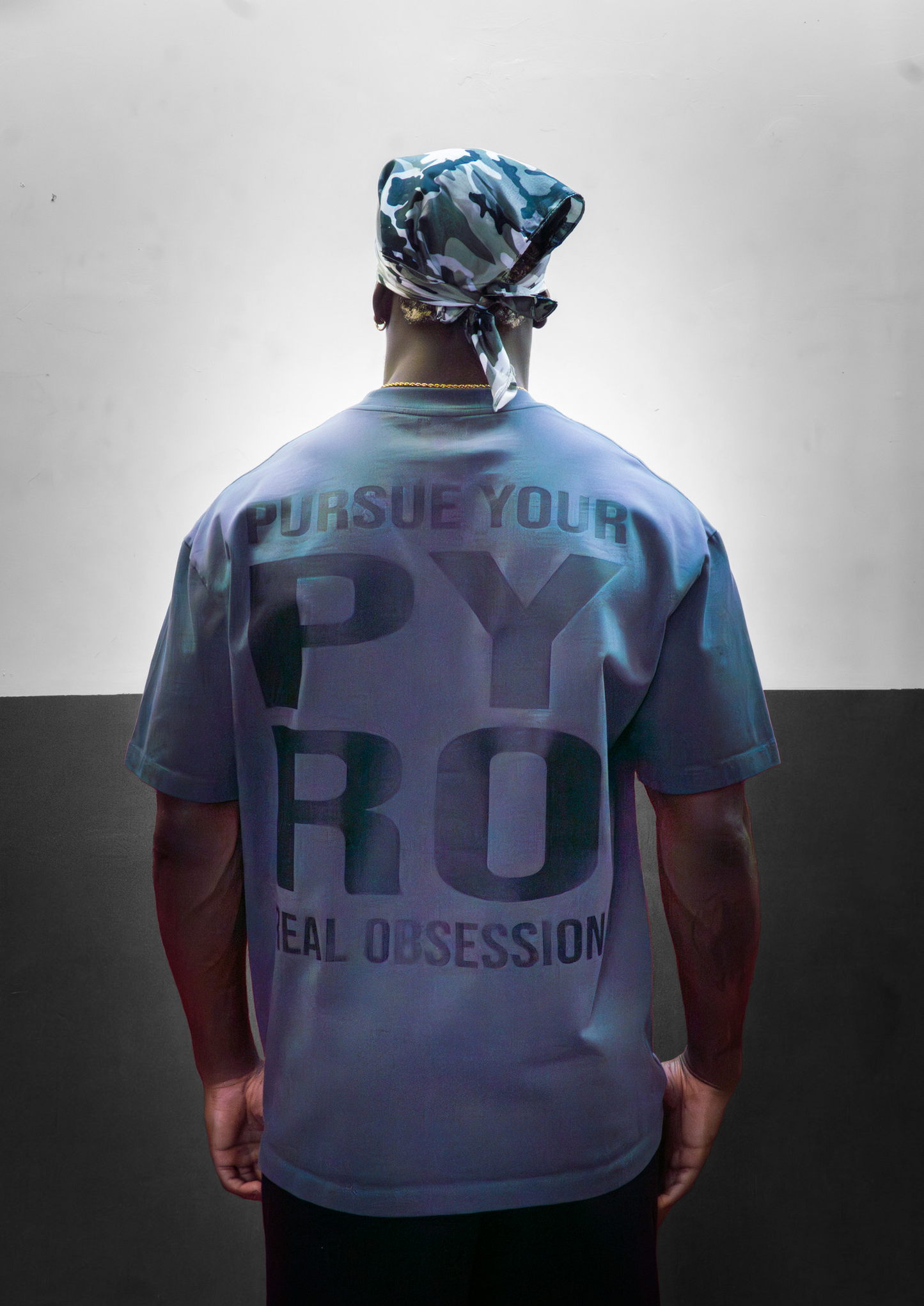 Grey PYRO wear Oversized T-Shirt
