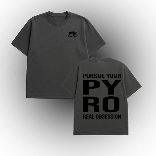 Grey PYRO wear Oversized T-Shirt