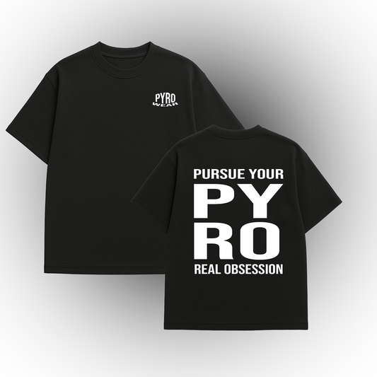 Black PYRO wear Oversized T-Shirt