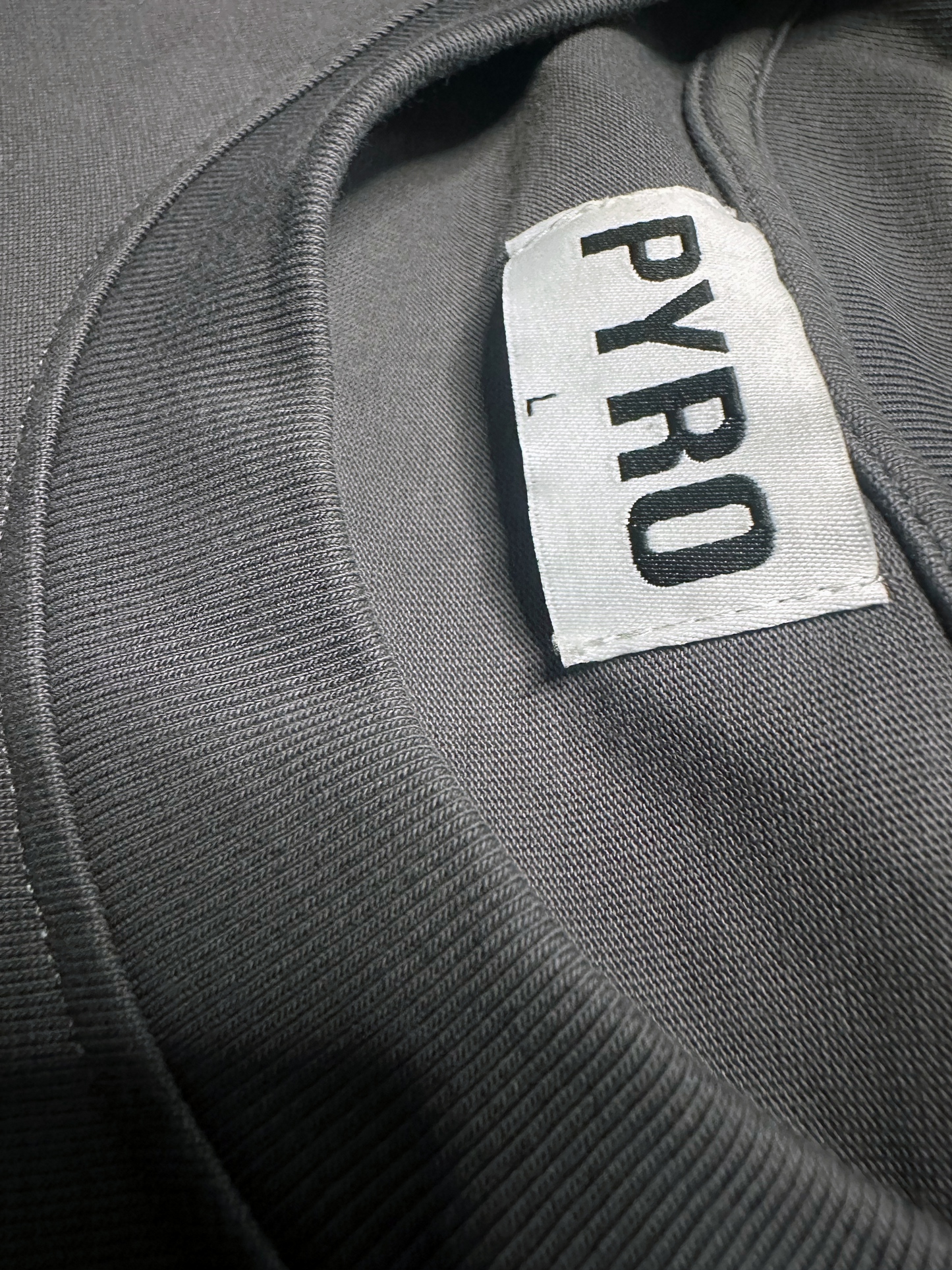 Grey PYRO wear Oversized T-Shirt