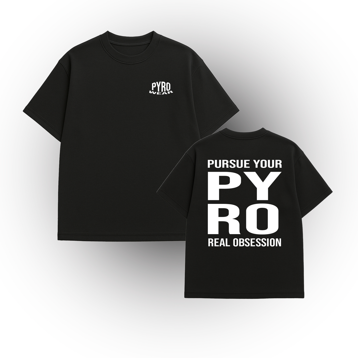 Black PYRO wear Oversized T-Shirt