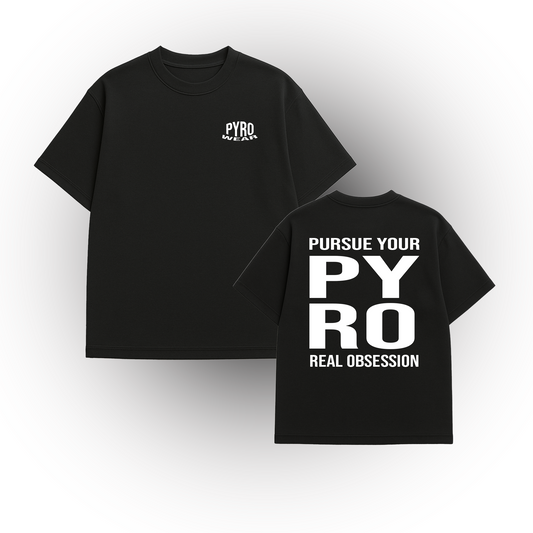 Black PYRO wear Oversized T-Shirt